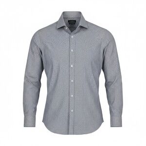 👔 Karl Lagerfeld Paris Slim Fit Stretch Button-Down Shirt | Men’s L (16 / 32–33)